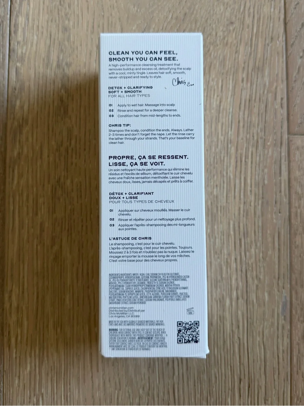Chris McMillan The Clarifying Detox Shampoo Treatment